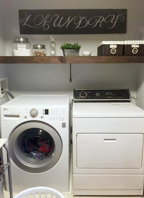Real Life Home Tour: Laundry Room
